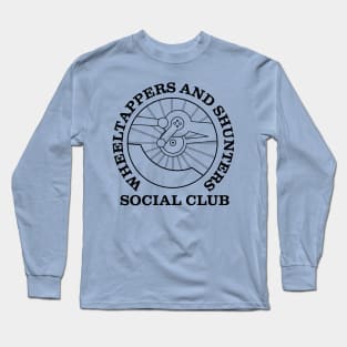 Wheeltappers and Shunters Social Club logo (black) Long Sleeve T-Shirt